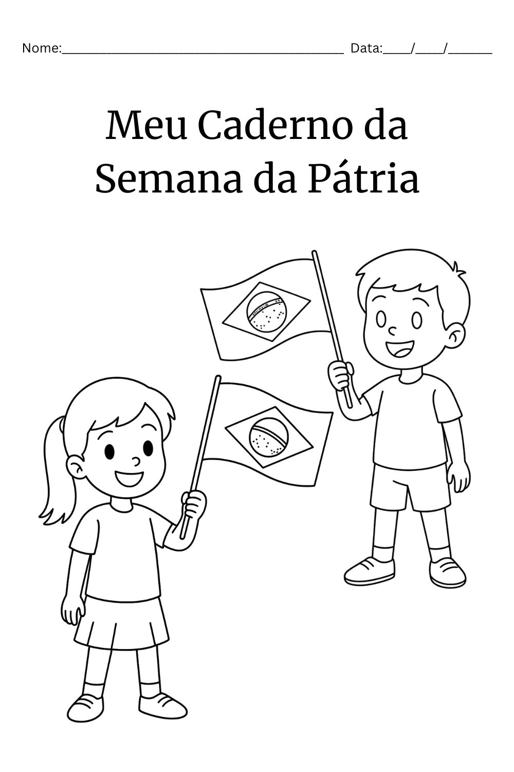 1 Meu Caderno Da Semana Da Patria
