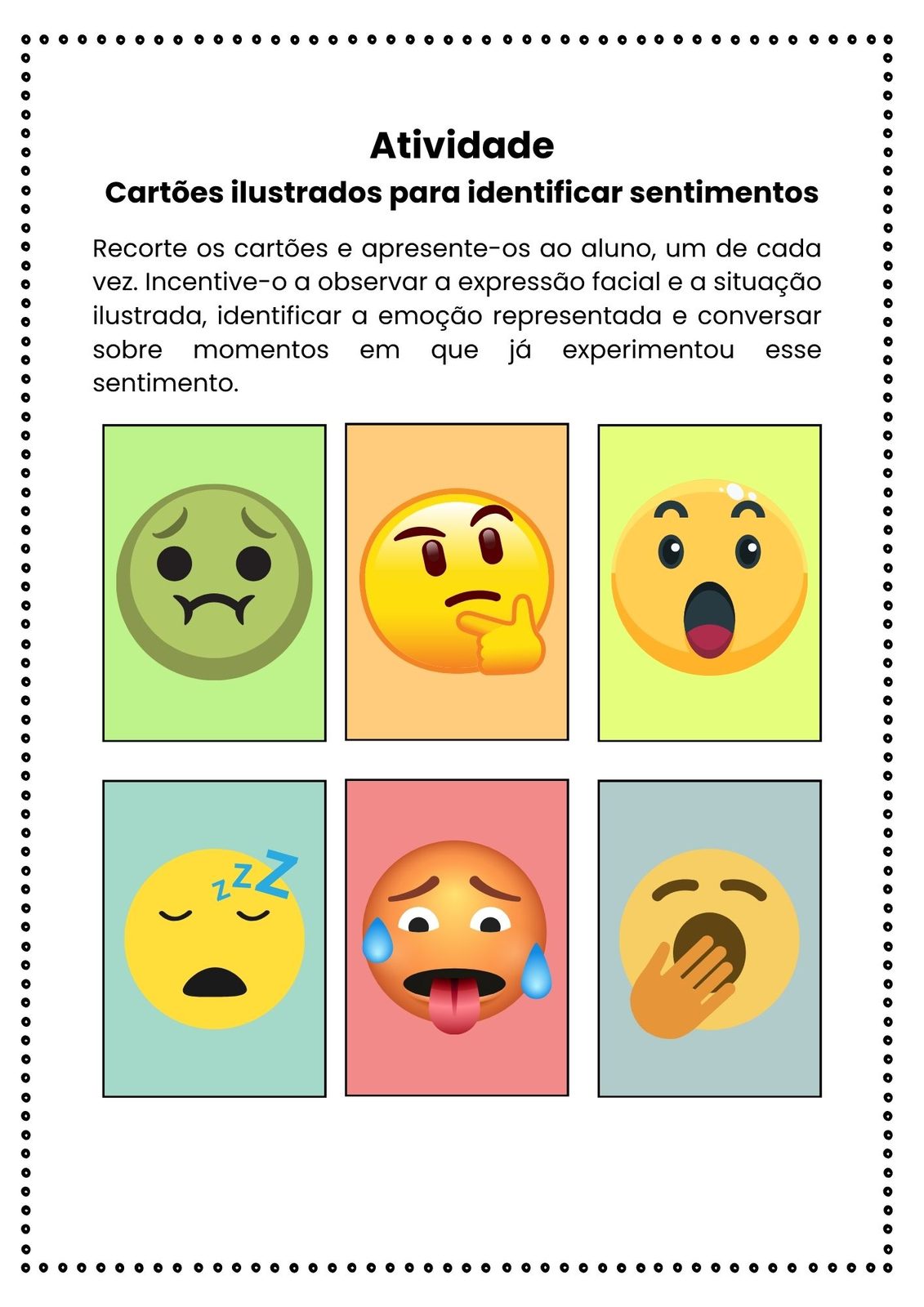 Emojis das emoções