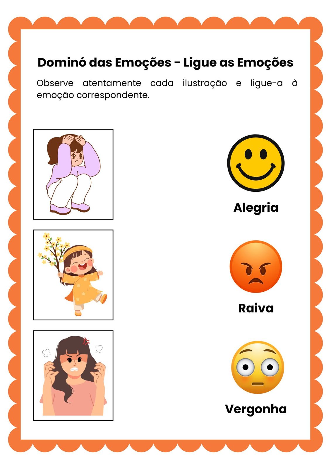 Ligue as emoções