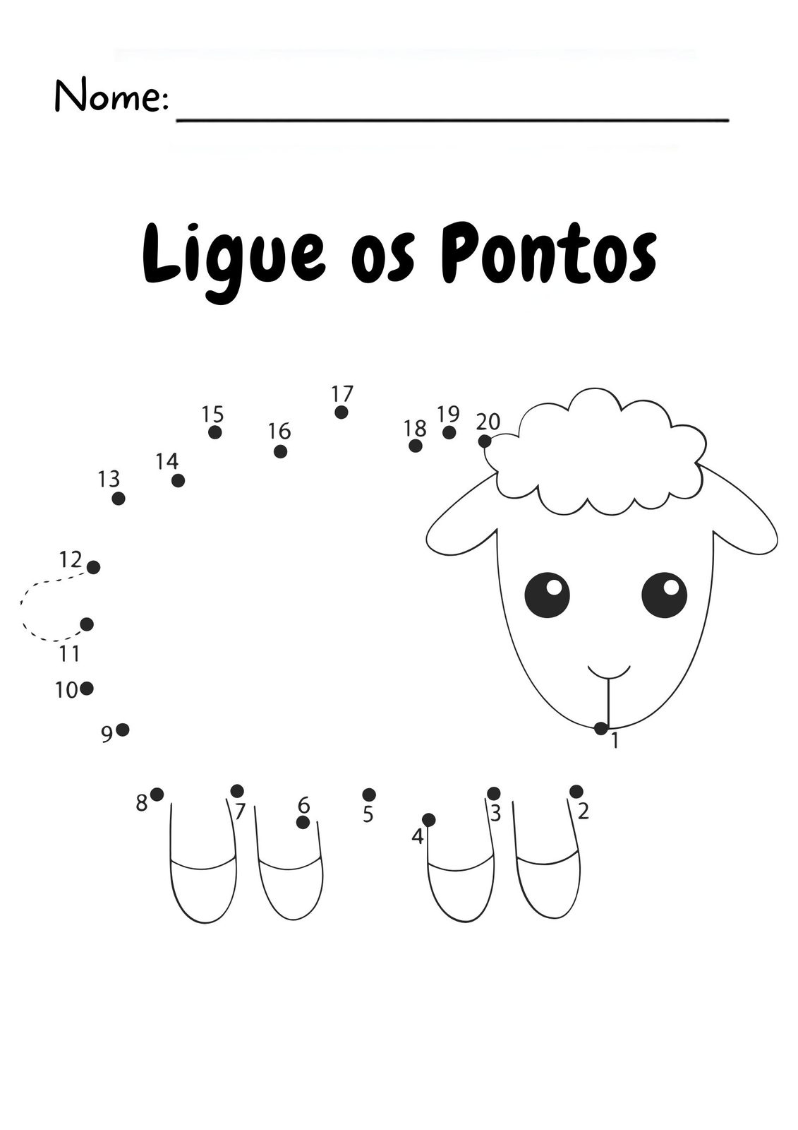 Ligue os Pontos e Descubra para Imprimir (PDF Gratuito) | Educação Infantil — Ligue Os Pontos E Descubra 06