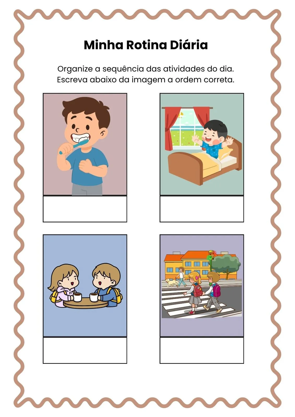Minha Rotina Diária para Imprimir (PDF Gratuito) | Educação Infantil — Minha Rotina Diária
