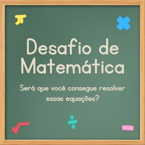 Desafio de matemática, contagem dos dedinhos