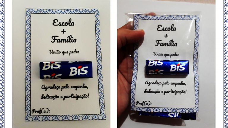 Reunião de Pais: lembrancinha com Bis!