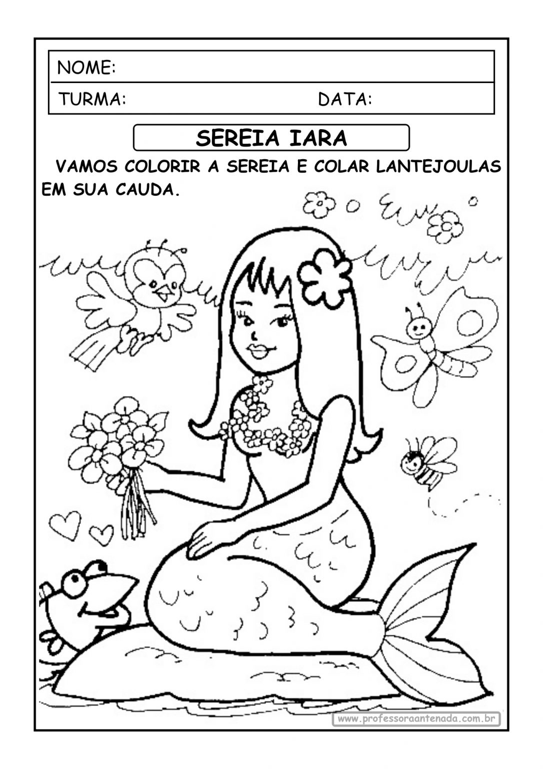 Folclore: trabalhando a lenda da sereia Iara na Educação Infantil ...