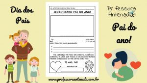 Certificado Pai do ano!