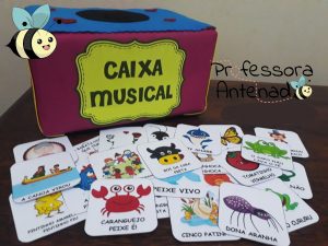 Fichas caixa musical para imprimir!