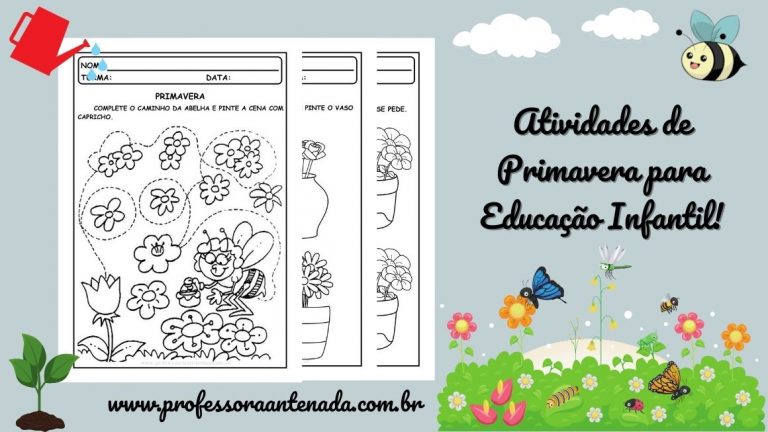 Atividades de Primavera para Educação Infantil!