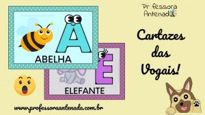 Cartazes das vogais!
