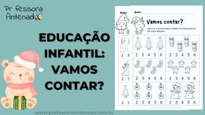 Educação Infantil: vamos contar?