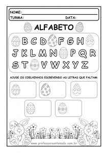 Atividades de Páscoa para Educação Infantil!