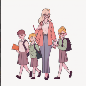 As responsabilidades de casa e de escola.
