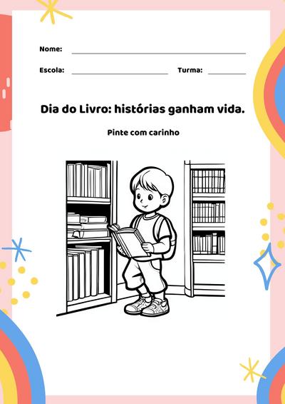 Descubra Novos Mundos com as Palavras: Atividades Cativantes para o Dia Mundial do Livro na Educação Infantil