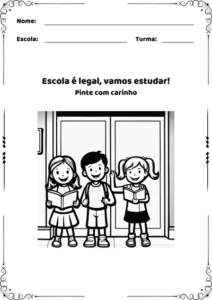 Volta às aulas – Um mundo colorido de aprendizagem para crianças e professores para baixar