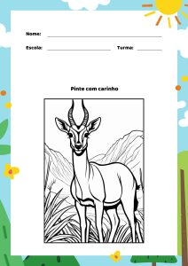 Pintando os animais