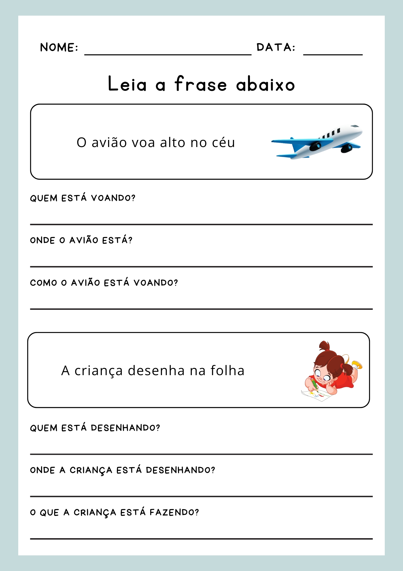 alfabetização, compreensão de texto, atividades, escola, infância, arte, educação, ensino, aprendizado, desenvolvimento, criatividade