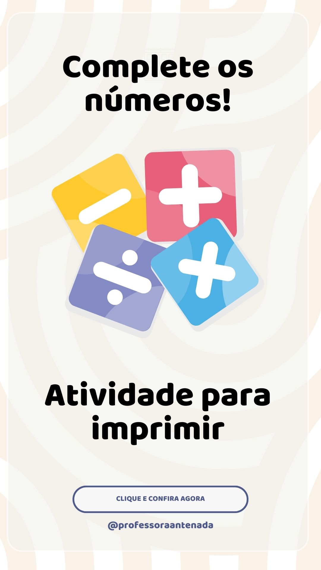 Atividade: Preencha os números que estão faltando