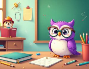 Atividade de Pintura: Animais e Profissões para Crianças
