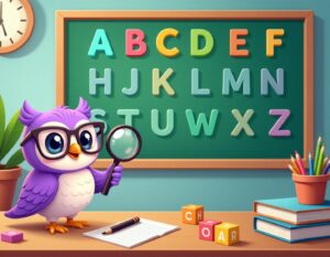 Atividade de Identificação de Letras para Crianças
