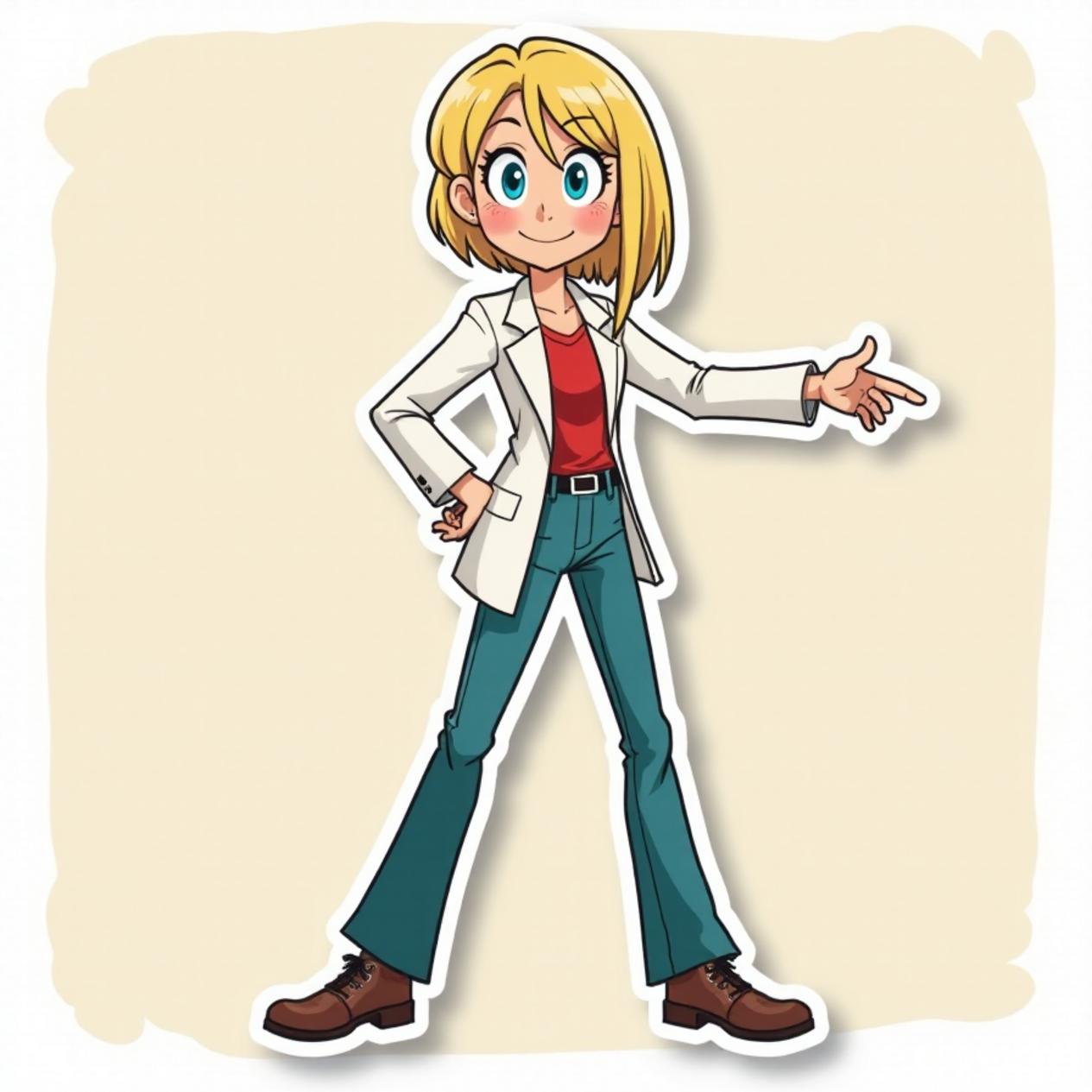 Bata com calça reta