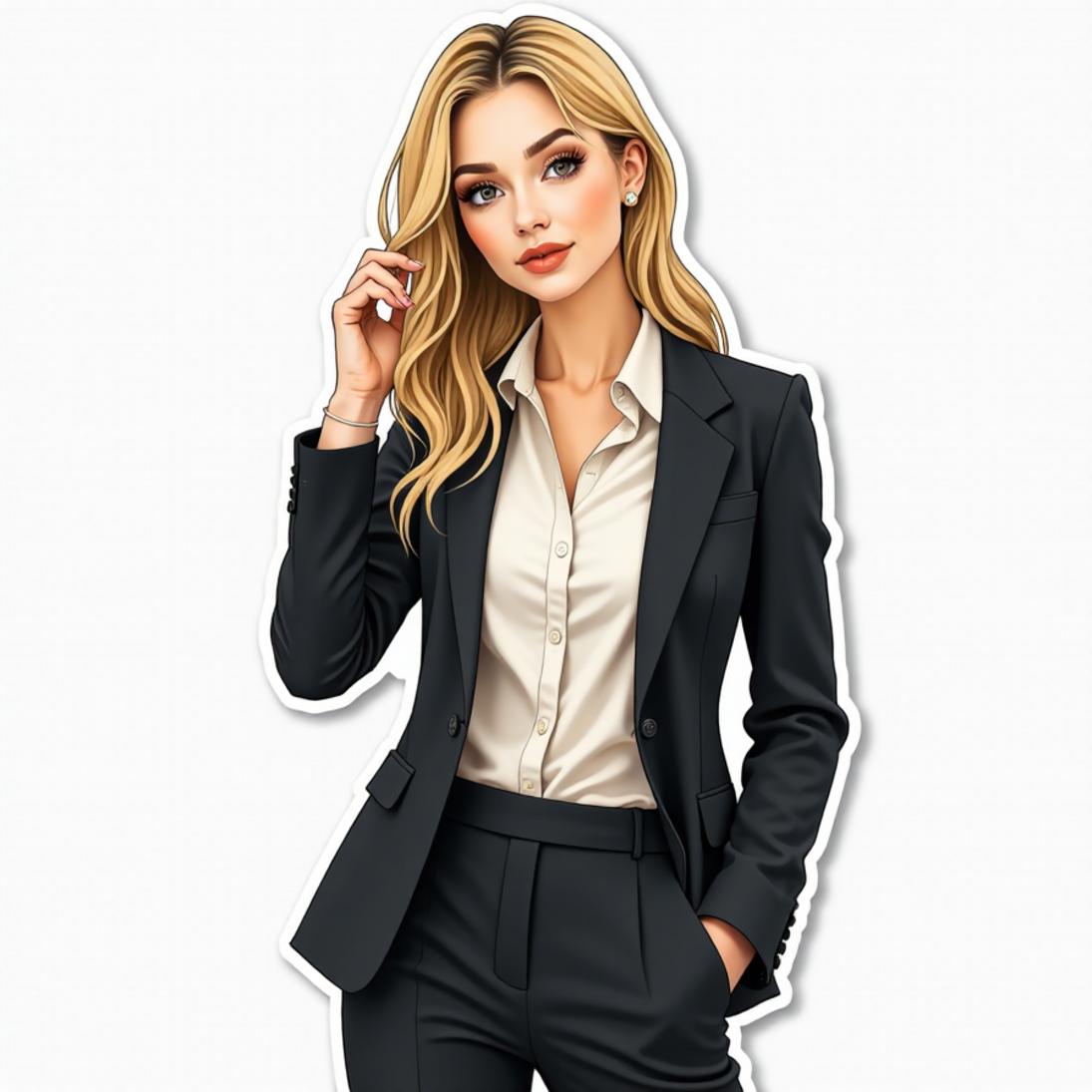 Blazer com calça social