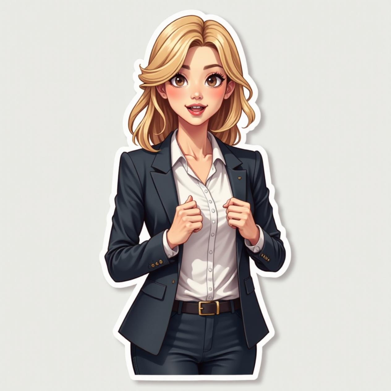 Blazer com calça social