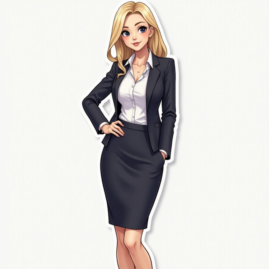 Blazer com saia lápis