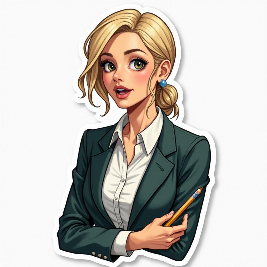 Blazer com saia lápis