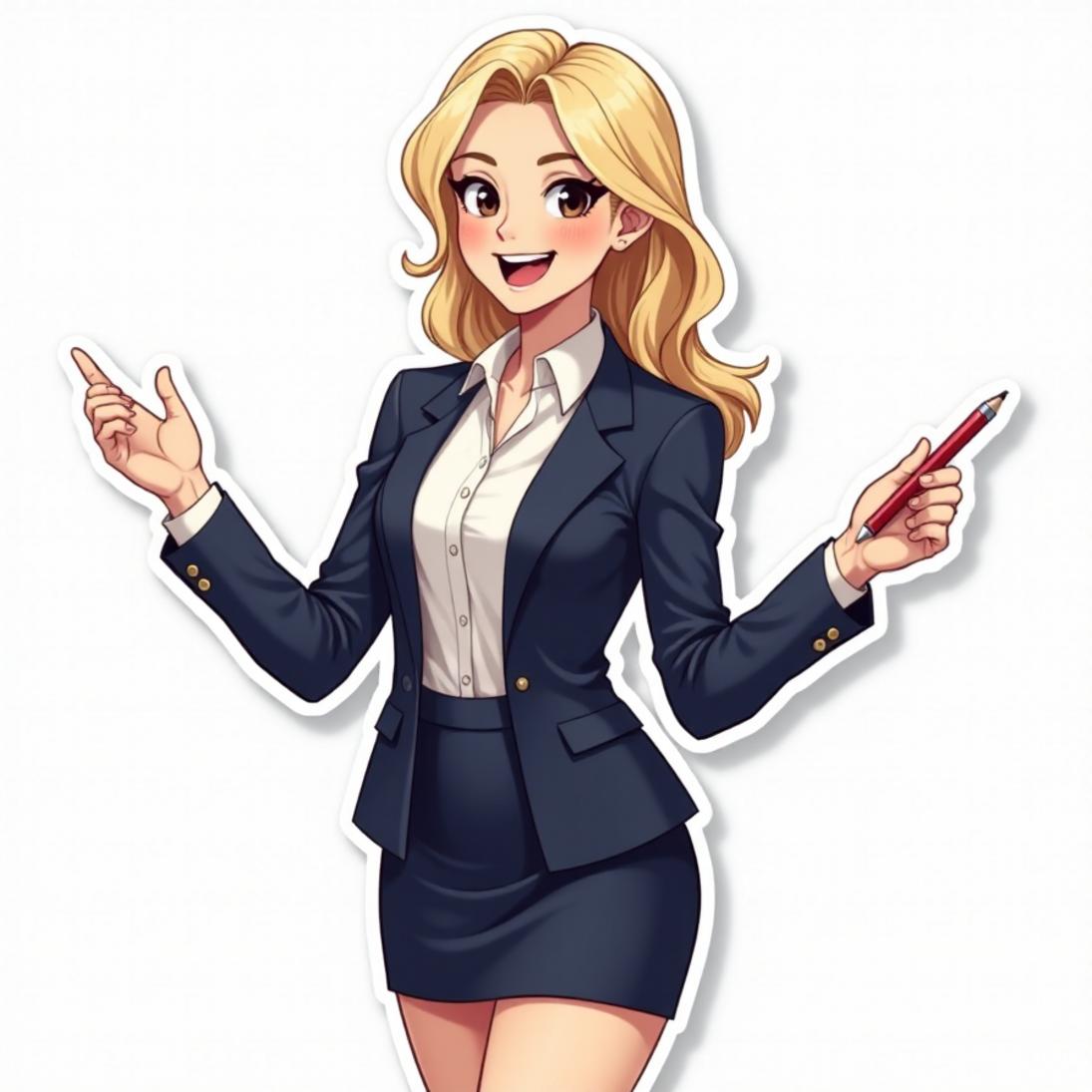 Blazer com saia lápis