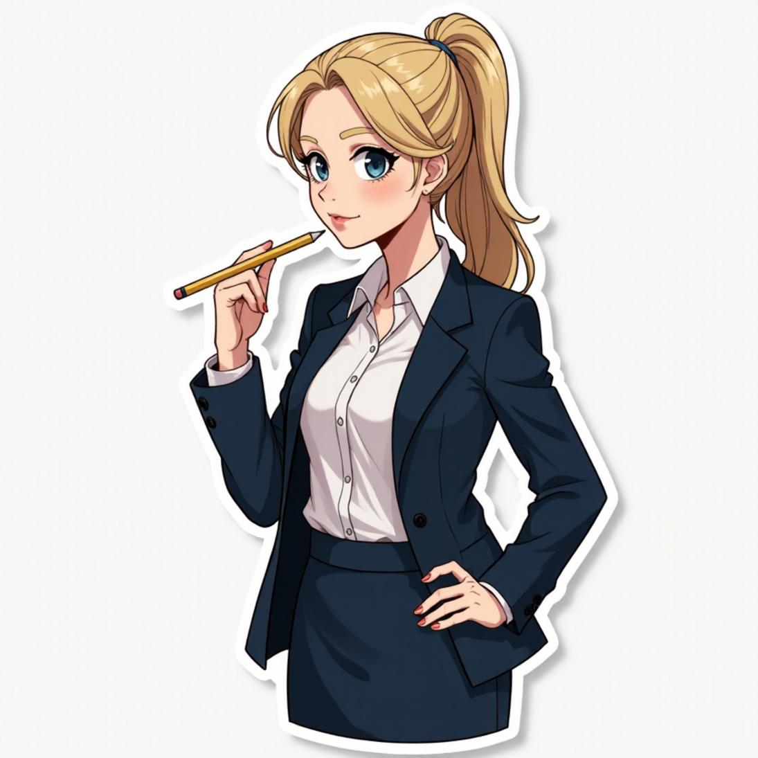 Blazer com saia lápis