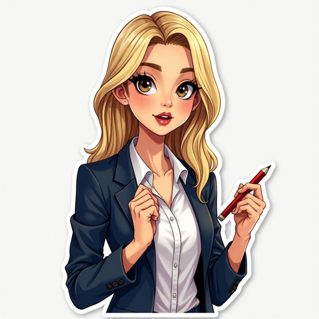 Blazer com saia lápis