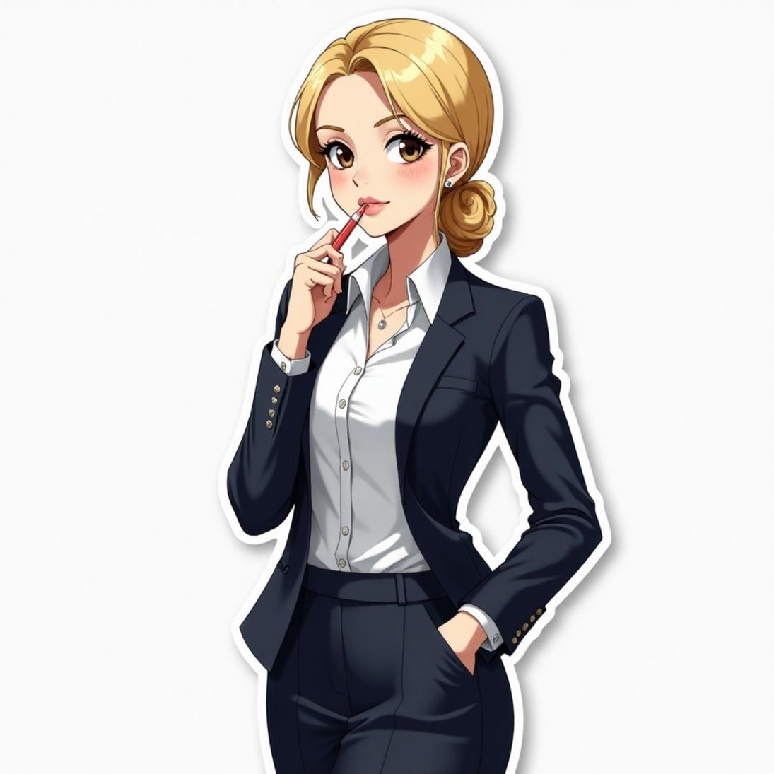 Blazer com saia lápis