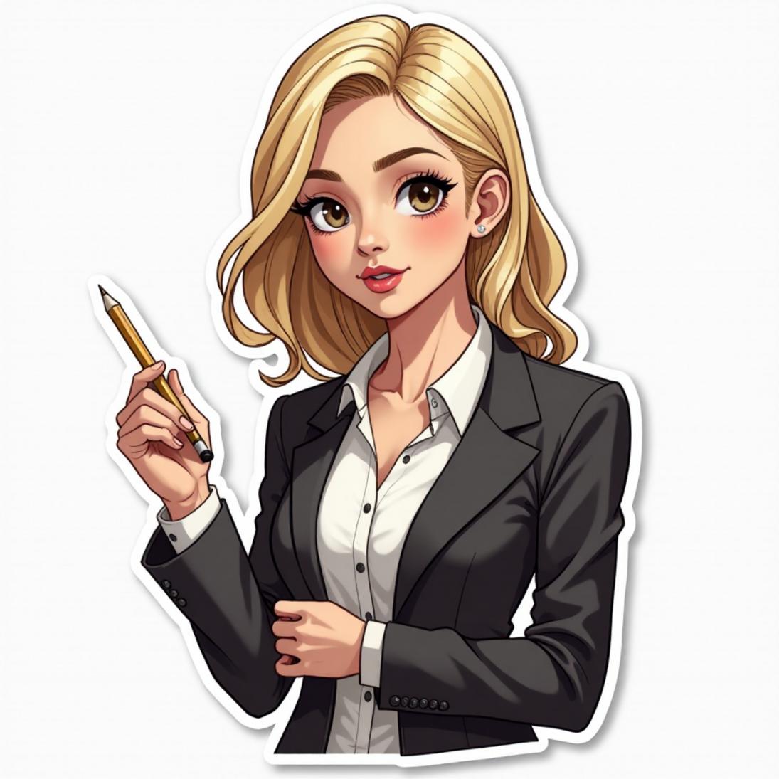 Blazer com saia lápis
