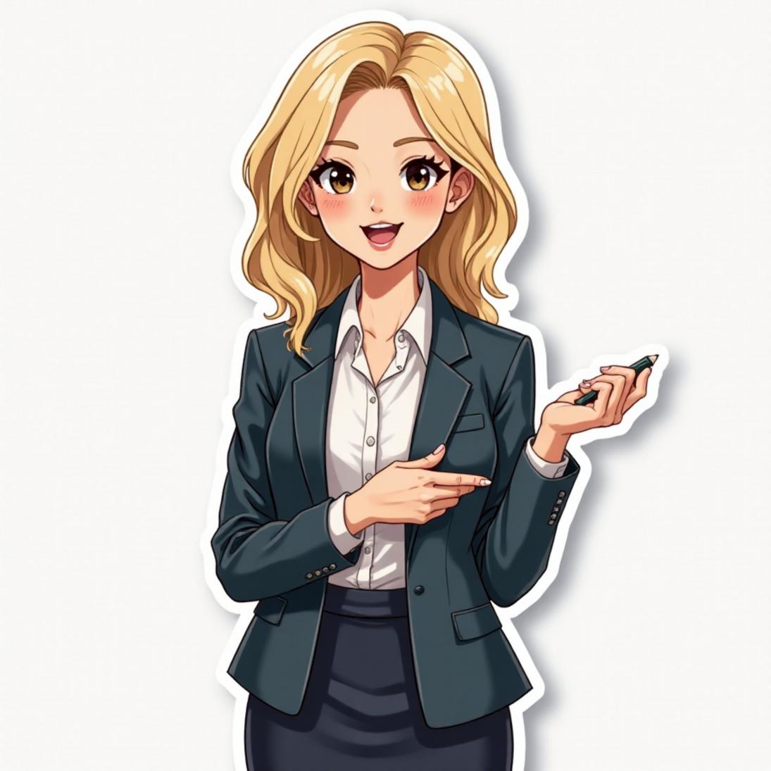 Blazer com saia lápis