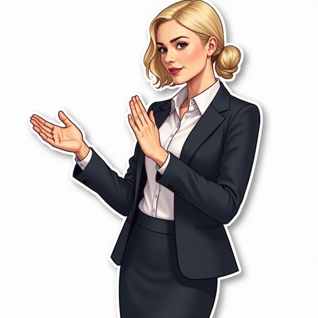 Blazer com saia lápis