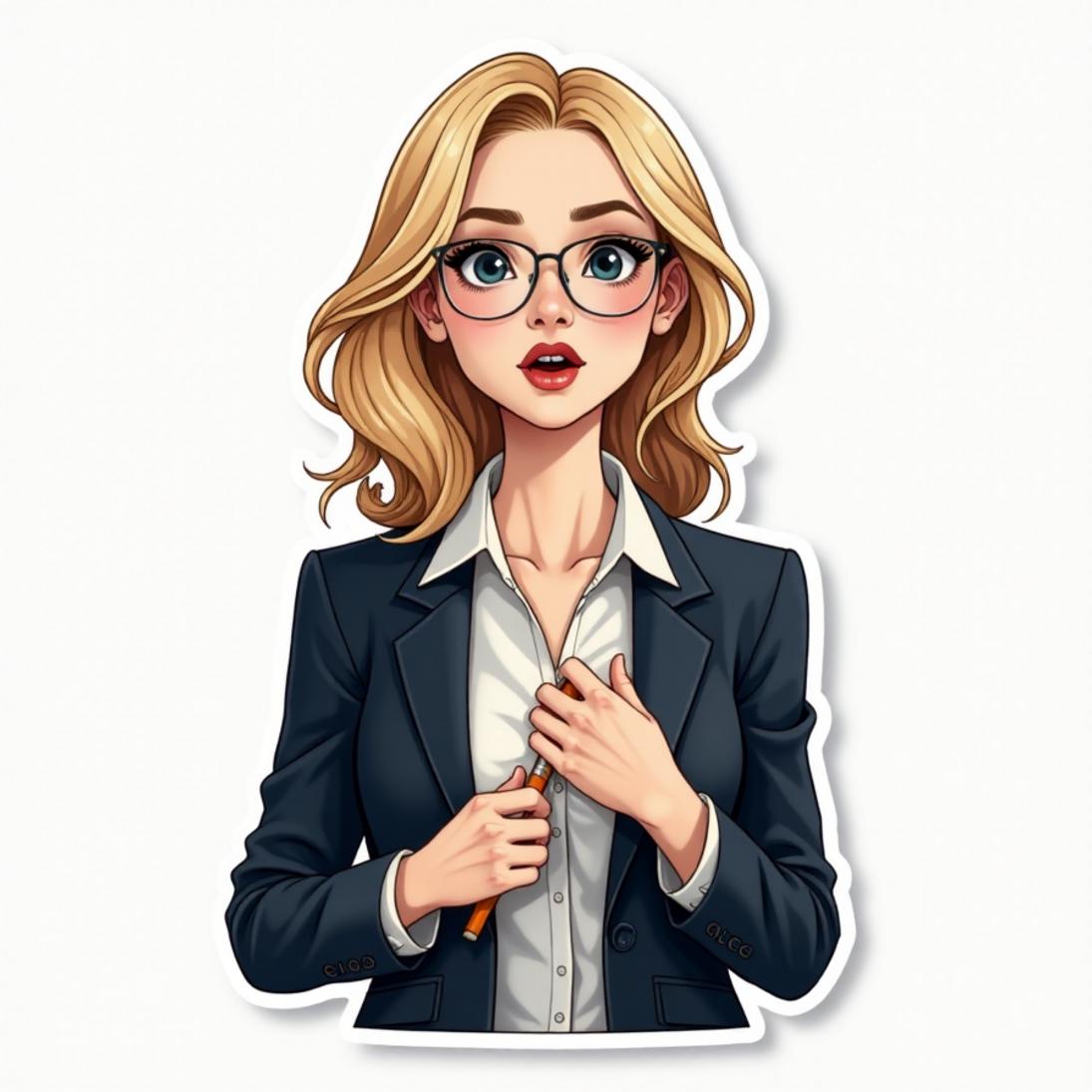Blazer com saia lápis
