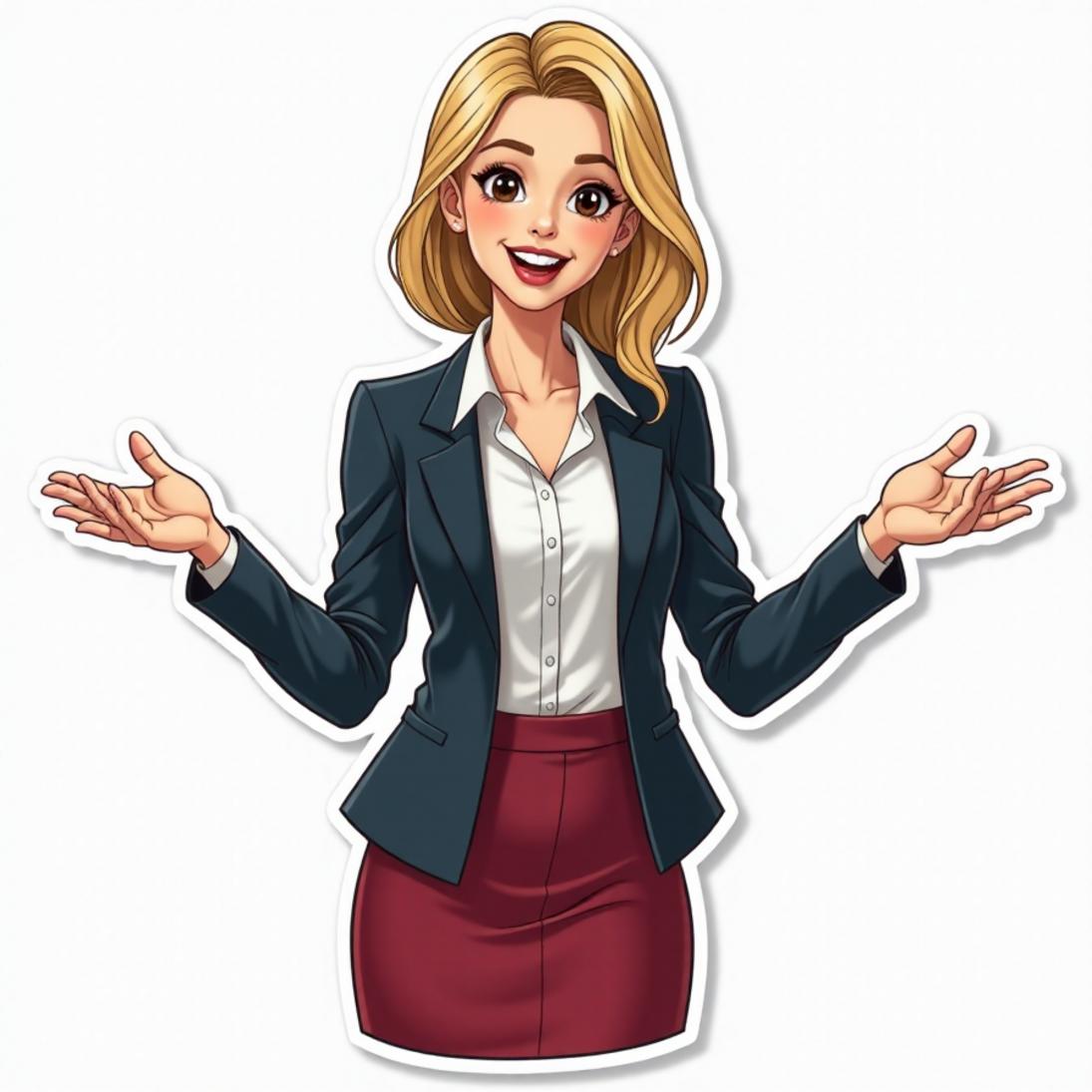 Blazer com saia lápis