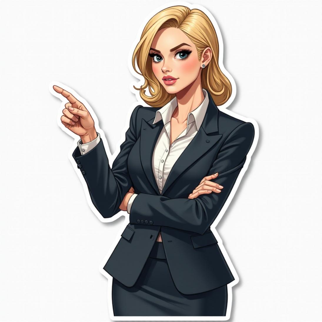 Blazer com saia lápis