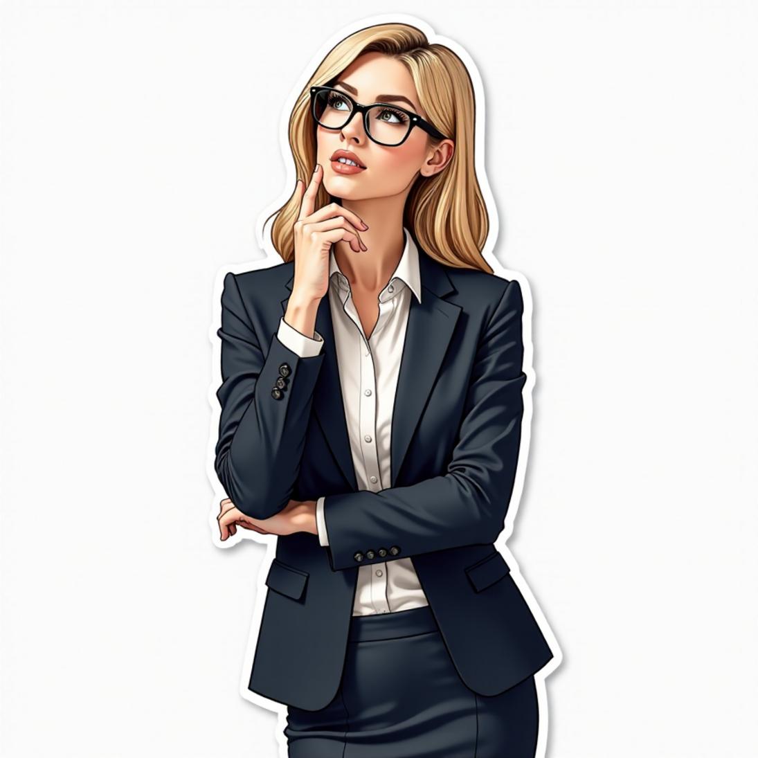 Blazer com saia lápis