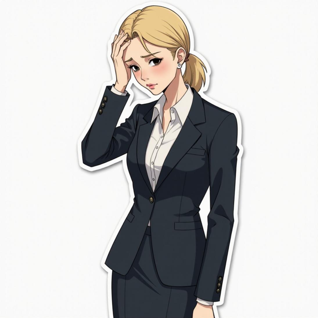 Blazer com saia lápis