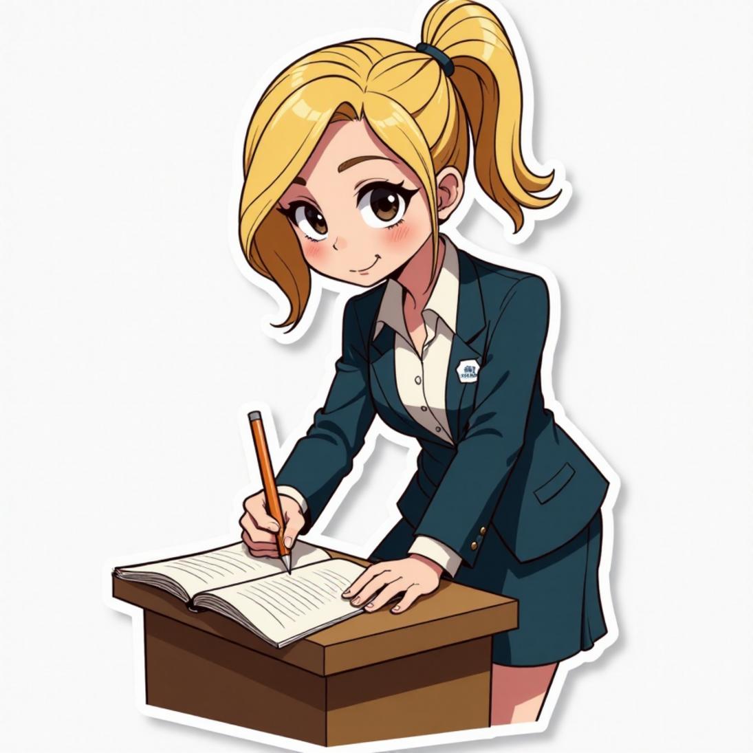 Blazer com saia lápis