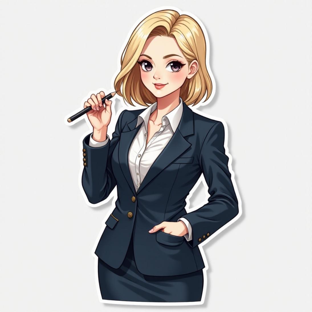Blazer com saia lápis