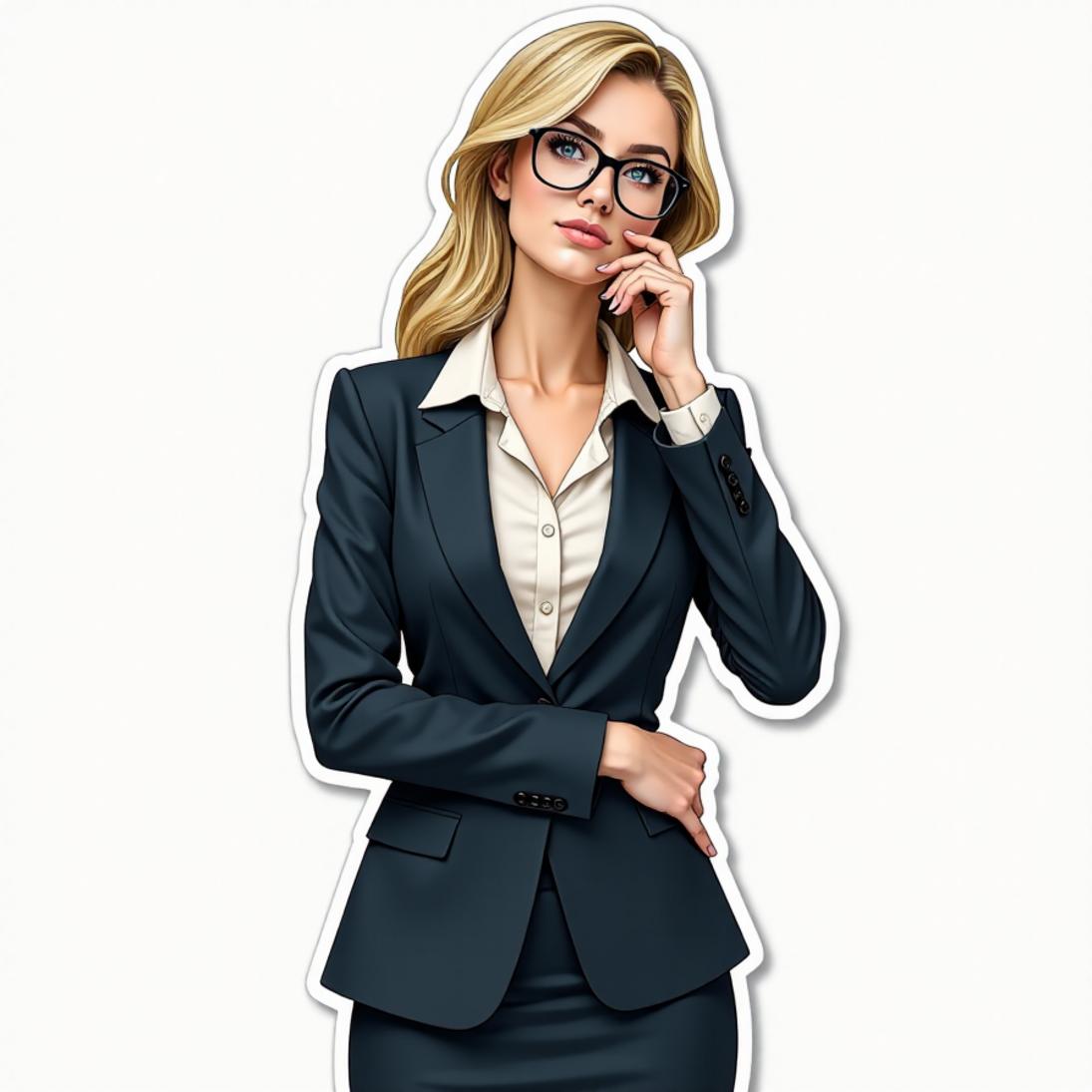 Blazer com saia lápis