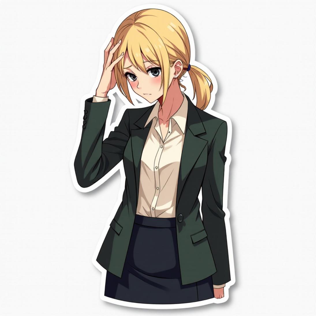 Blazer com saia lápis
