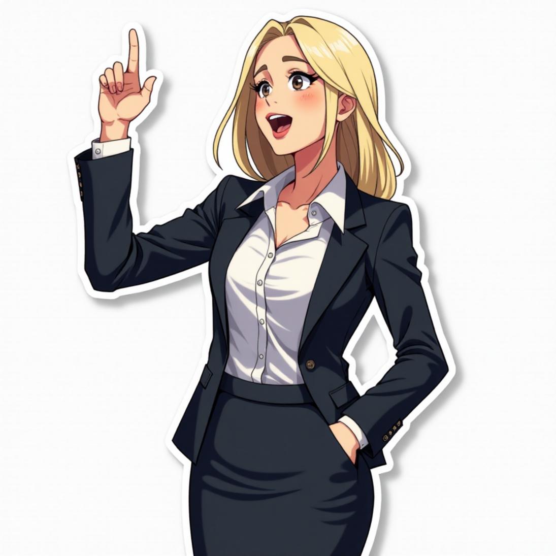 Blazer com saia lápis