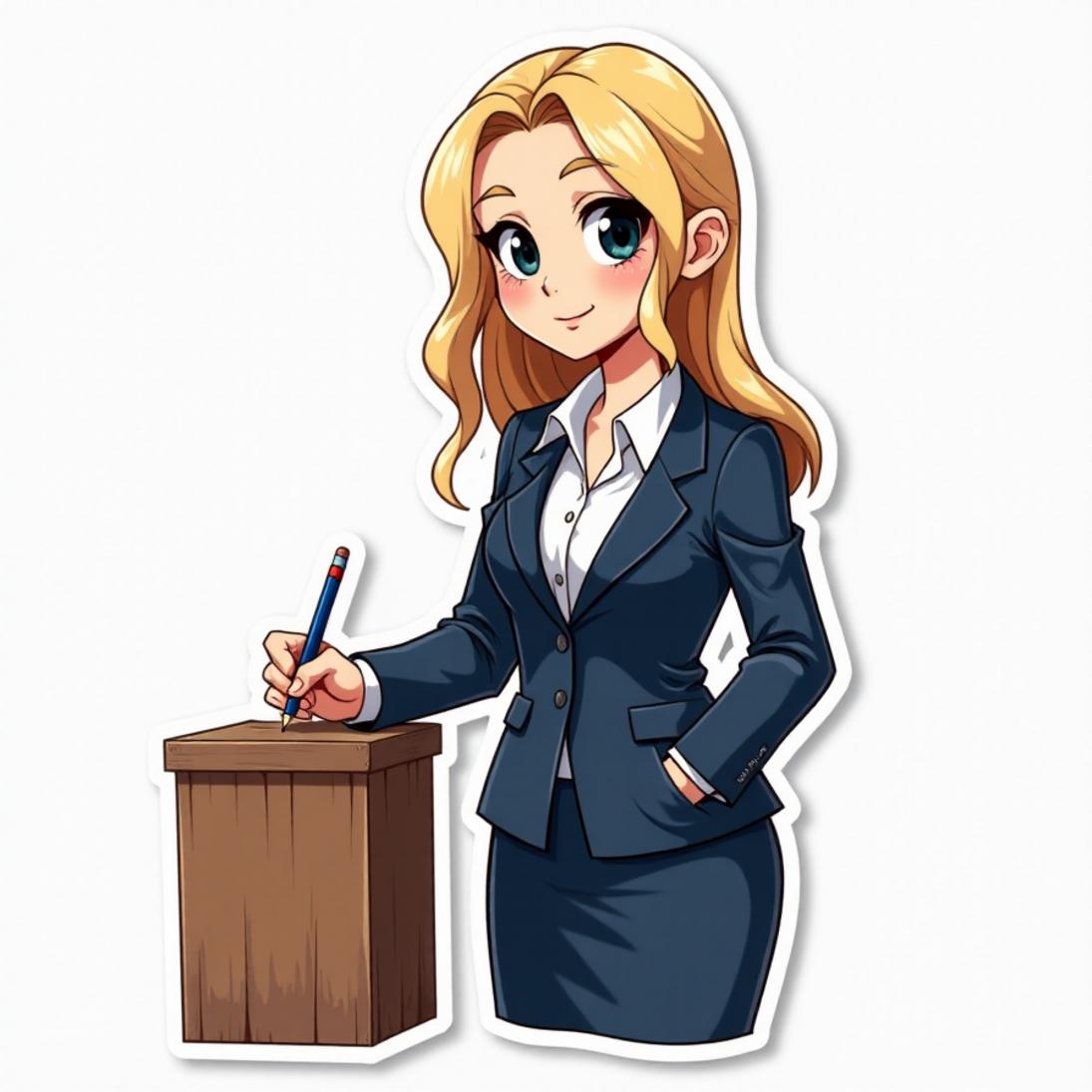Blazer com saia lápis