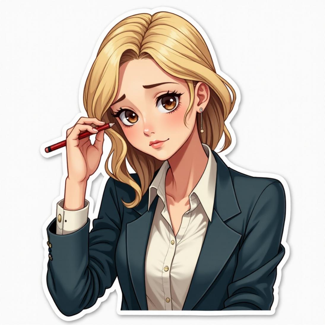 Blazer com saia lápis