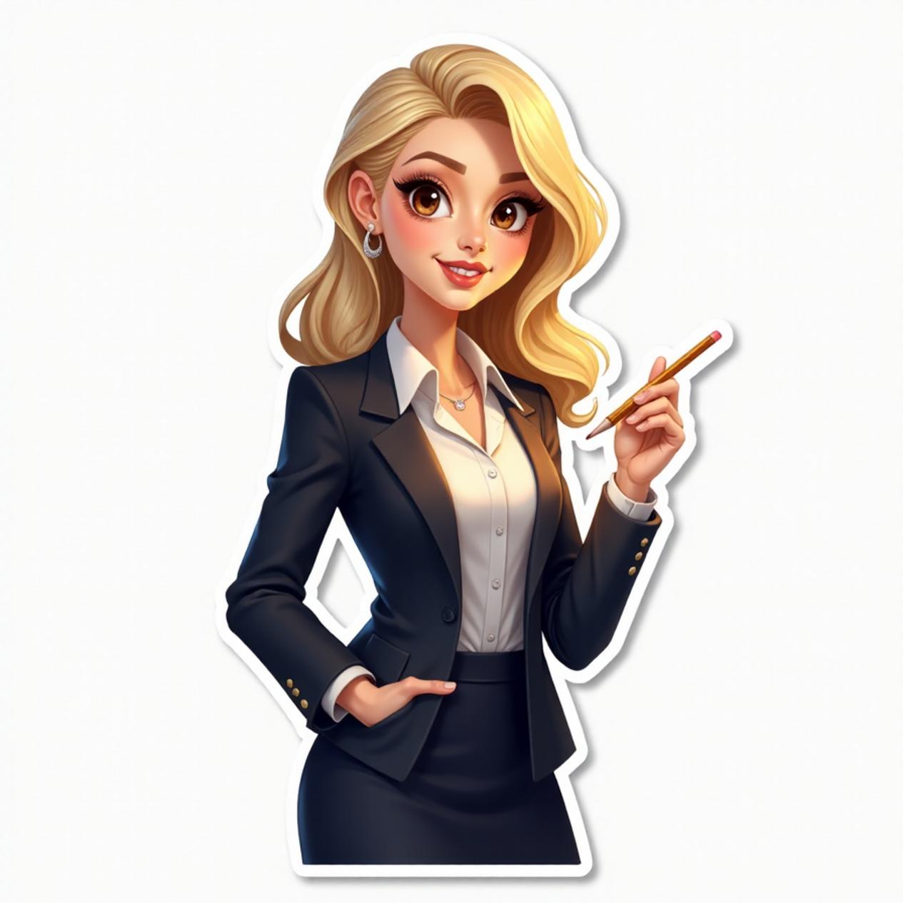 Blazer com saia lápis