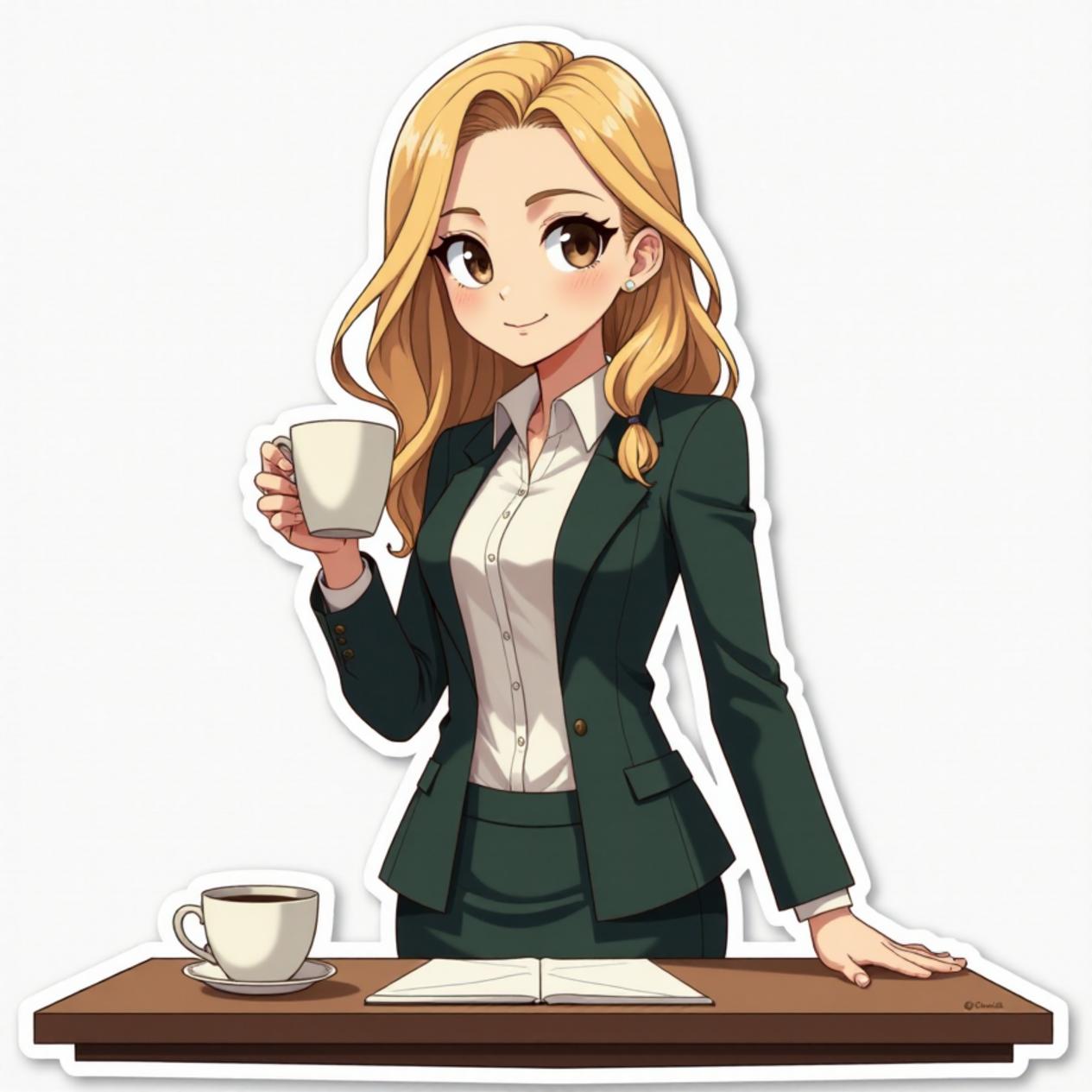 Blazer com saia lápis