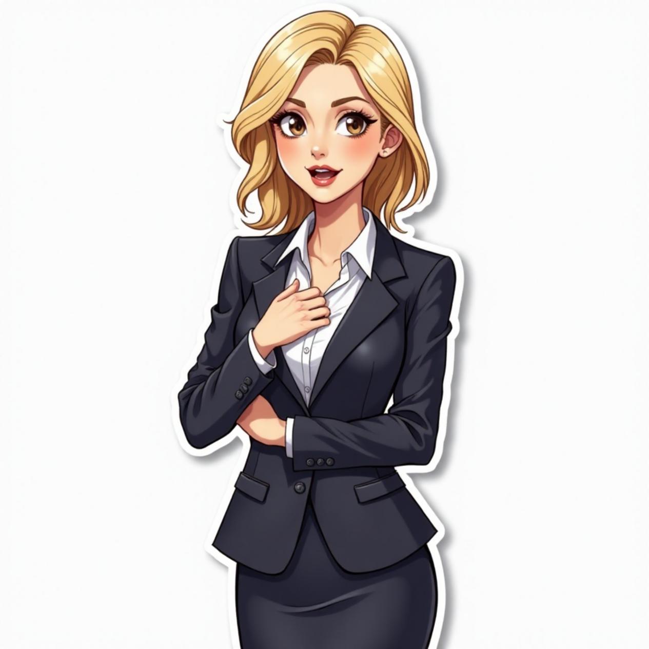 Blazer com saia lápis