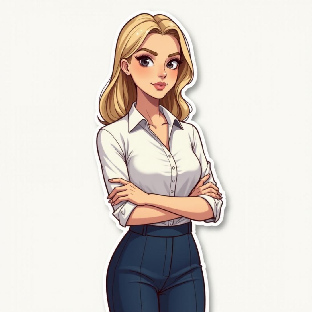 Blusa social com calça de alfaiataria